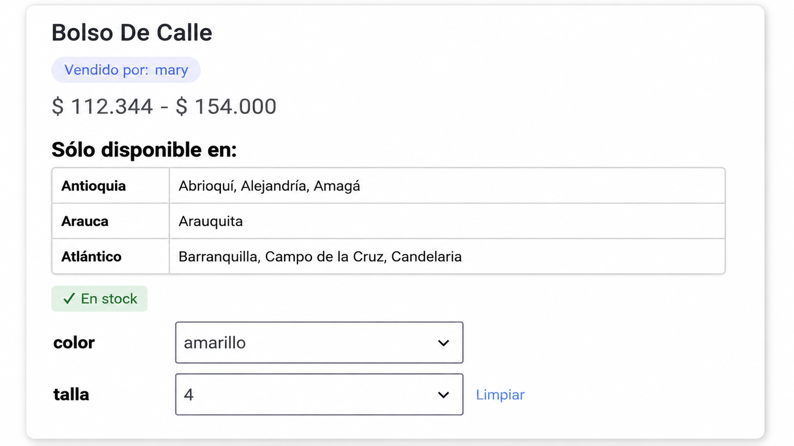 El comprador conoce la cobertura antes de comprar