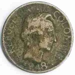 Monedas antiguas Colombianas